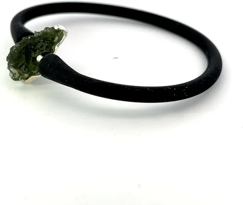Miniatura 3 de Pulsera de piedra moldavita de Stones Desire, Vidrio