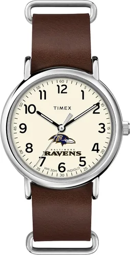 Miniatura 11 de Correa de cuero de cuarzo NFL Weekender de 1.575 in para hombre