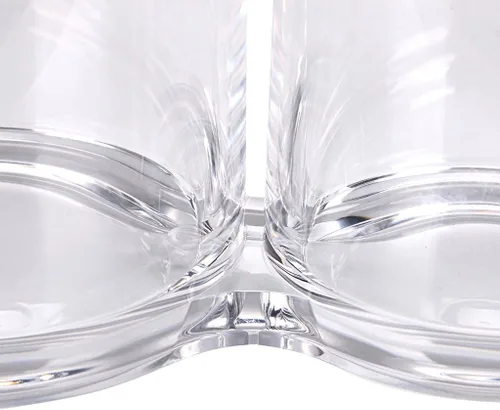 Miniatura 4 de Hipiwe Soporte para hisopos de algodón acrílico transparente Preminm Contenedor redondo de algodón almohadilla de algodón Q-tip organizador