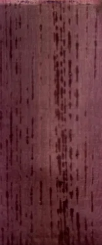Paquete combinado de 5 unidades de color morado corazón de 2" x 2" x 30" Exotic Wood Zone