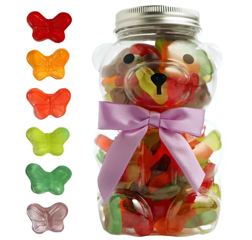 Miniatura 8 de Bear Necessities Osos Gominosos en Frasco de Oso - Lindo Lazo, Caramelos Gomosos Envasados a Mano, Regalo - Elaborados y Hechos en los EE. UU.