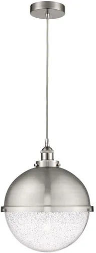 Miniatura 2 de Innovations Lighting 616-1PH-SN-HFS-122-SN Hampden - 1 mini colgante colgante de cable de luz en estilo moderno-16.5 pulgadas de alto y 13 pulgadas