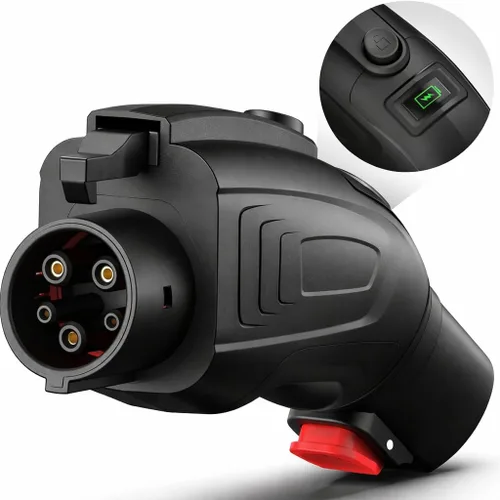 Miniatura 9 de Adaptador Tesla a J1772 Nivel 2 NACS a J1772 para Carga de BMW Ford Chevy Audi Mach EV, Adaptadores de Carga Tesla con Pantalla LCD, 60-Amp 250-VAC