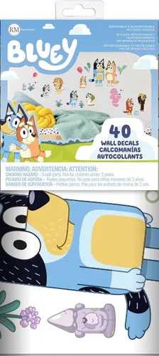 Miniatura 4 de Calcomanías de pared RoomMates Bluey Familia y Amigos (despegar y pegar), RMK5457SCS
