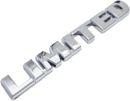 Emblema de Metal de Edición Limitada en Cromo Placa de Letras Adhesivo para Toyota Corolla Previa Tundra Sienna Tacoma Highlander 4runner RAV4 Camry