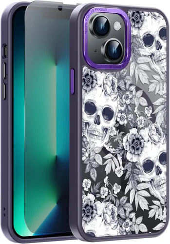 Miniatura 137 de Goodon Funda para iPhone 17 Pro con protector de pantalla de privacidad, compatible con Magsafe, a prueba de golpes, translúcida mate, bonita funda