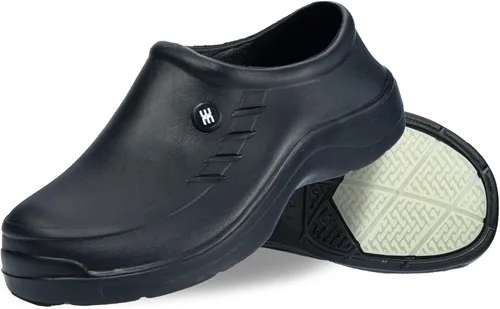 Zapatos antideslizantes para hombre: zuecos sin cordones, cómodos zapatos de trabajo