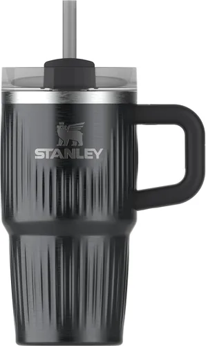 Miniatura 187 de Stanley Quencher H2.0 - Vaso de acero inoxidable con asa, pajilla y tapa FlowState giratoria de 3 posiciones; aislamiento térmico, sin BPA; apto