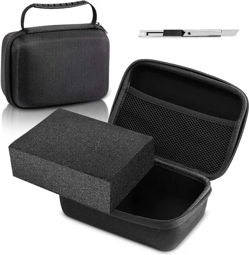 Miniatura 9 de Relaxweex Estuche rígido de EVA con espuma personalizable de 7.1 x 4.7 x 3.1 pulgadas, funda protectora de transporte de EVA a prueba de golpes