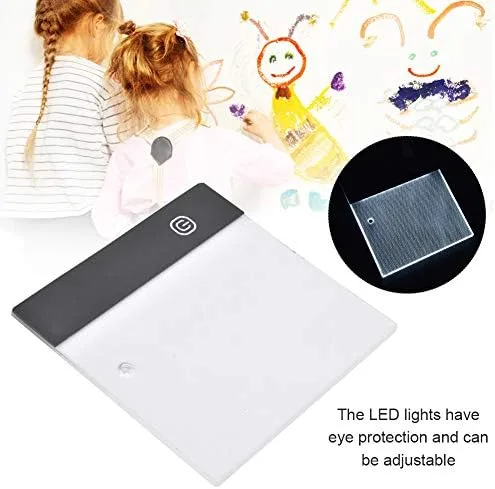 Miniatura 5 de Dibujo a mano LED Artcraft Rastreo Caja de luz Almohadilla de luz portátil Caja de luz Trazador USB Agujero de posicionamiento Flip Book Kit
