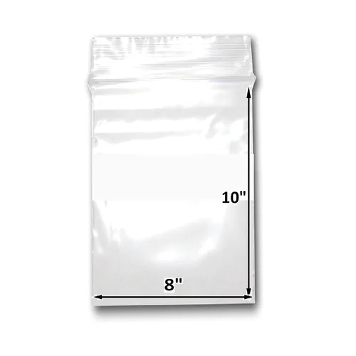 Miniatura 7 de 200 bolsas de plástico transparente de 6 x 9 pulgadas, bolsas de polietileno con cierre resellable de 2 mil con cierre resellable Claro