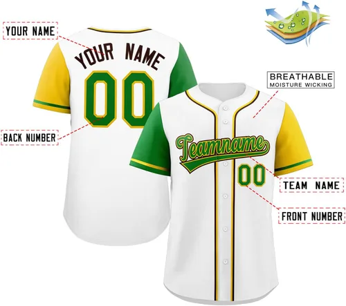 Miniatura 82 de Camisetas de béisbol personalizadas con botones de manga corta, número de nombre cosido personalizado / impreso para adultos y jóvenes