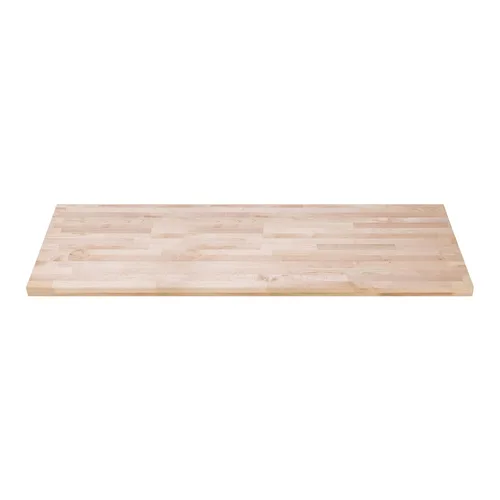 Miniatura 18 de DuraSteel Mesa de madera maciza, encimera de bloque de carnicero de 24 x 12 pulgadas, tabla de cortar de madera de losa de arce natural para mesa