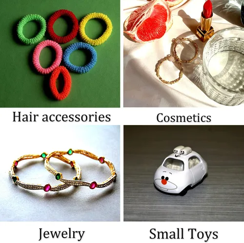 Miniatura 3 de Joyhey 100 bolsas pequeñas de plástico para mercancías de 3.5 x 5.9 pulgadas, bolsas de compras, bolsas de venta al por menor, bolsas de regalo