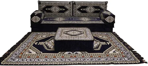 Miniatura 23 de arabicsofa Sofá de piso árabe Jalsa - Sofá tradicional hecho a mano para sala de estar