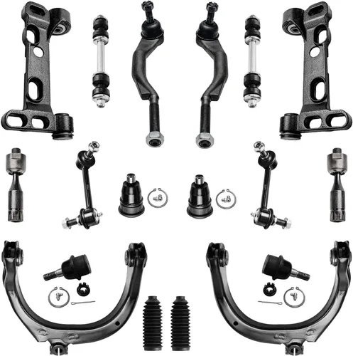 Miniatura 51 de Detroit Axle - Kit de suspensión frontal de 16 piezas para RWD Chrysler 300 Dodge Charger Challenger Magnum 6 brazos de control con rótulas 2