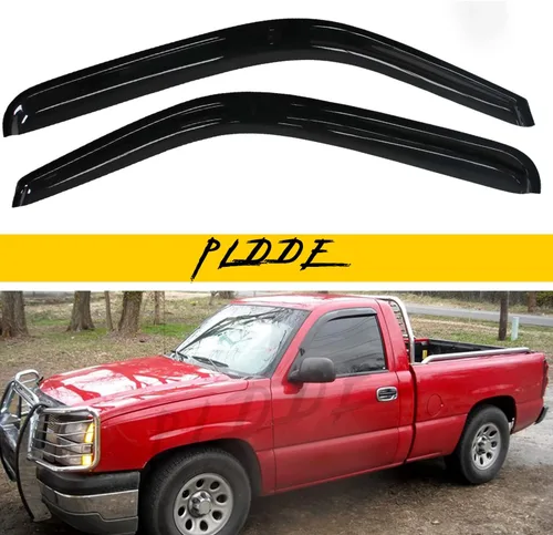 Miniatura 52 de Protectores de lluvia compatibles con modelos Trailblazer/GMC Envoy 2002-2009 para 5 pasajeros, visera de ventana lateral, deflector de viento