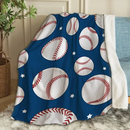 Miniatura 29 de Manta personalizada de béisbol para sofá, manta personalizada con nombre, manta ligera de felpa mullida de 60 x 50 pulgadas, para adolescentes