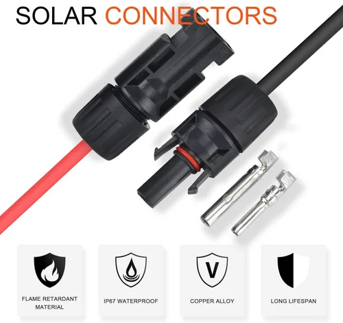 Miniatura 4 de Kit de herramientas de crimpado de conectores de panel solar con 1 crimpador, 15 pares de conectores y 1 llave inglesa, herramientas esenciales