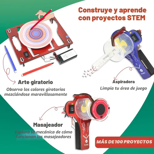 Miniatura 2 de Butterfly EduFields Más de 100 juguetes STEM para edades 8-13 niños y niñas Kit de proyectos STEM para niños de 6, 7, 8, 9, 10, 12 años Máquinas
