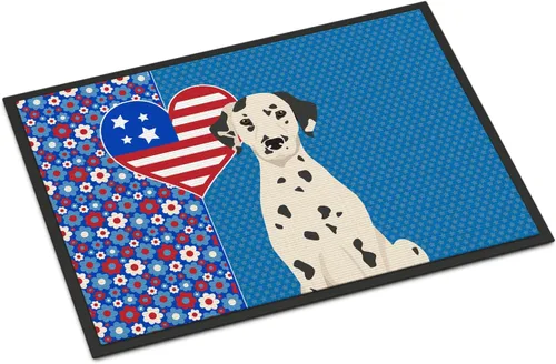 Miniatura 57 de Caroline's Treasures WDK5119JMAT Airedale Terrier USA - Tapete para interiores o exteriores, 24 x 36 pulgadas, tapete para puerta delantera