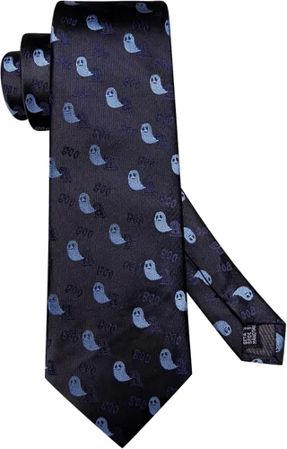 Miniatura 270 de Hi-Tie Corbata clásica de cachemira para hombre con pañuelo y gemelos a cuadros