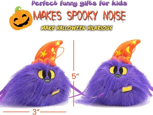 Miniatura 3 de Peluche con diseño de Screechers en colores brillantes y gritos de miedo (tienen ruido) juguetes de peluche para niños, niños, niñas, regalo ideal