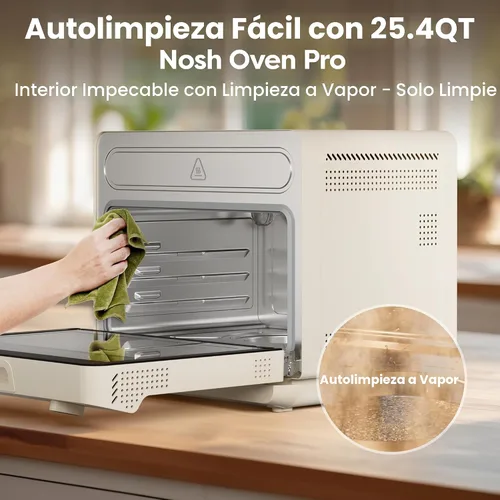 Miniatura 6 de CIARRA Horno de Vapor de Encimera 12 en 1 con Freidora de Aire, Combo de Freidora de Aire de Vapor de 25.4QT Nosh Oven Pro - Tostador de Convección