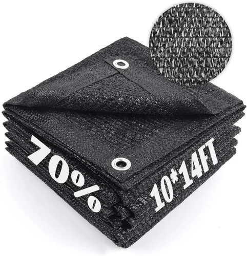 Miniatura 103 de Cool Area Lona de malla con ojales para cubierta de plantas, toldo de patio de 10 x 20 pies, para jardín, pérgola, invernadero, coche, granero, 55%