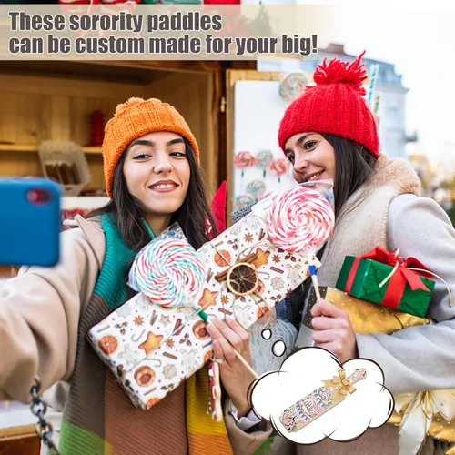 Miniatura 6 de Paquete de 1 paleta de fraternidad de 15 pulgadas, paleta de madera maciza sin terminar, paleta de hermandad griega para dibujar, manualidades