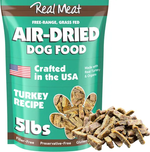 Miniatura 9 de TRMC Real Meat Alimento para Perros Secado al Aire con Carne de Res Real - Bolsa de 2 lb de Alimento para Perros Real Sin Cereales Elaborado