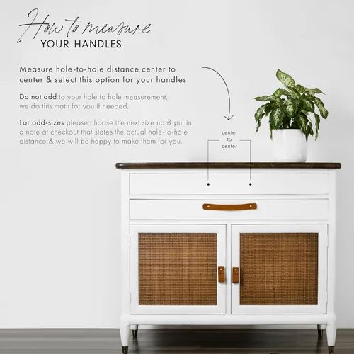 Miniatura 3 de Manija de cajón de cuero y latón - Perillas minimalistas para muebles modernos tiradores de cocina para armarios, casa de granja, accesorios