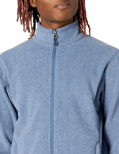 Miniatura 3 de Tienda Essentials - Chaqueta de vellón con cremallera completa para hombre (disponible en tallas para personas grandes y altas)