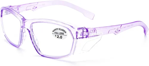 Miniatura 85 de ProtectX Elegantes gafas de seguridad antivaho y resistentes a los arañazos, gafas de protección UV, lentes de bloqueo de luz azul para hombres