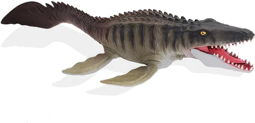 Figura de acción de Mosasaurus, juguete realista de dinosaurio de mandíbula ancha, monstruo marino Mosasaurus, modelo de animal oceánico de plástico