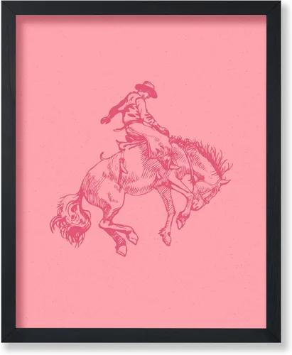 Miniatura 21 de Poster Master Póster de Rodeo marrón – Estampado retro de vaquero sobre caballo – Arte de vaquero – Arte occidental – Arte del salvaje oeste