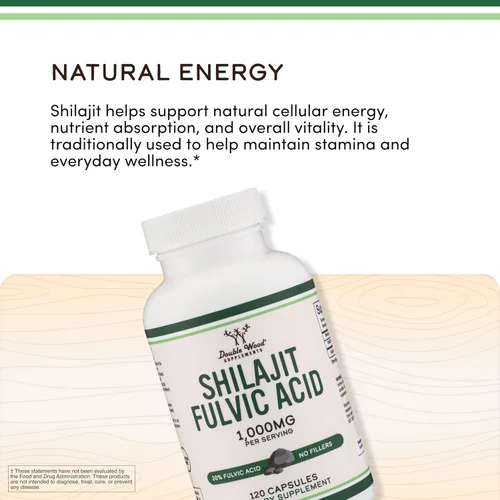 Miniatura 4 de Shilajit puro del Himalaya en cápsulas (20% de suplemento de ácido fúlvico) 1,000mg de extracto auténtico de Shilajit por porción, 120