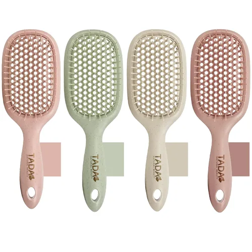 Miniatura 13 de TADA Natural Beauty - Cepillo desenredante para cabello rizado, grueso, ondulado y fino, agujeros de ventilación para secado rápido y peinado