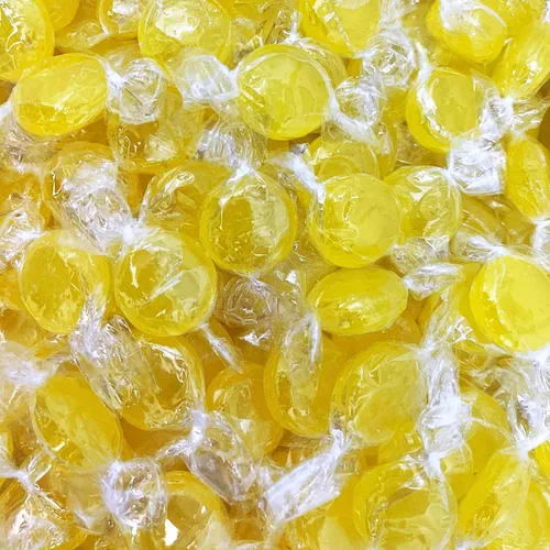 Caramelos duros de gota de limón sin azúcar, bolsa a granel de 3 libras envueltos individualmente, sin gluten, aptos para dieta keto y diabéticos,
