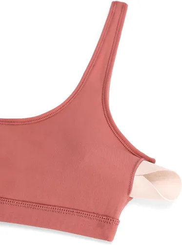 Miniatura 40 de CRZ YOGA Butterluxe - Mini brasier para mujer, cuello redondo, de bajo impacto, inalámbrico, deportivo, yoga, acolchado, para entrenamiento