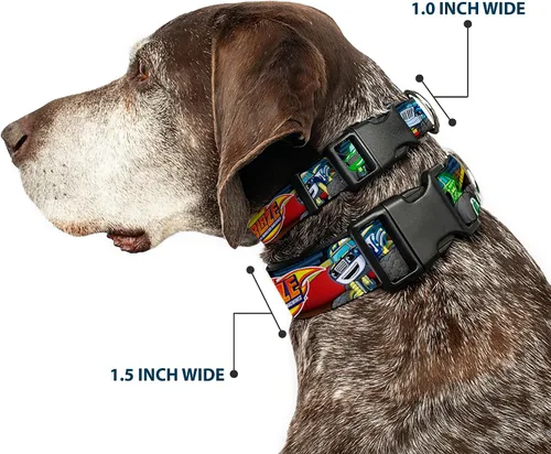 Miniatura 2 de Collar de perro Clip de plástico Blaze and The Monster Machines 6 Trucks Group Pose 6 a 9 pulgadas 0.5 pulgadas de ancho