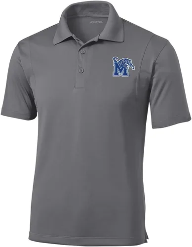 Miniatura 112 de Polo atlético de micro piqué NCAA para hombre Prime con cuello propio