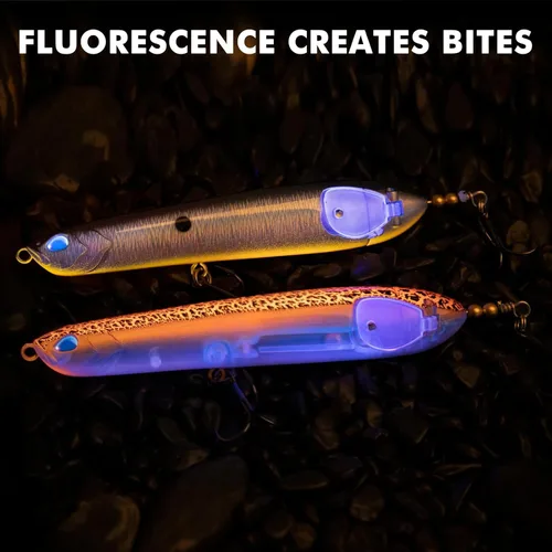 Miniatura 7 de TRUSCEND PoPobait con ganchos BKK, señuelos de pesca para lubina, lucio, lucio, perca almizclada, señuelo flotante para agua dulce o salada