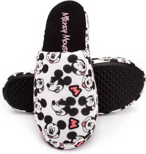 Miniatura 2 de Disney Mickey Mouse Womens Slippers All Over Print Ladies Shoes