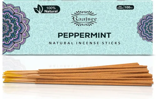 Miniatura 13 de Raajsee Varillas de incienso natural de flores de jazmín, paquete de 3.53 oz, 100% puro, orgánico, natural, enrollado a mano, libre de productos