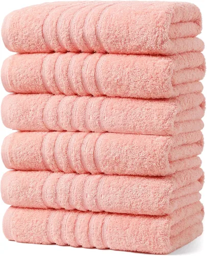 Miniatura 40 de Aibaser Toallas de mano - 16x30 pulgadas - Toallas de mano ligeras y altamente absorbentes para baño, viaje, gimnasio, ducha y spa (Azul)