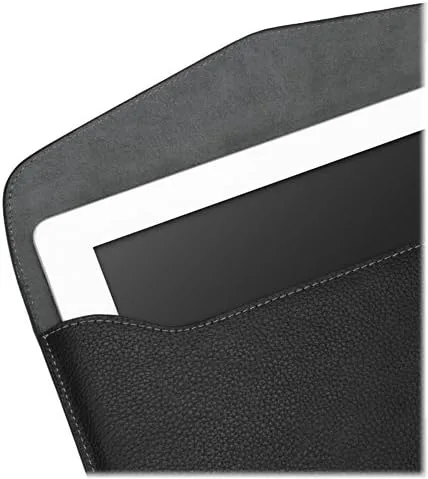 Miniatura 4 de BoxWave Funda compatible con Kindle Fire HDX 8.9 (3ª generación 2013) - Funda de piel ejecutiva, funda de piel delgada con forro suave, color negro