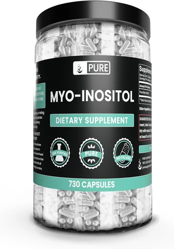 Pure Original Ingredients Myo-inositol (730 cápsulas) sin magnesio o rellenos de arroz, siempre puro, verificado por laboratorio