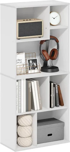 Miniatura 10 de Furinno Jaya Enhanced Home Estantería ajustable de 3 niveles, pino ámbar