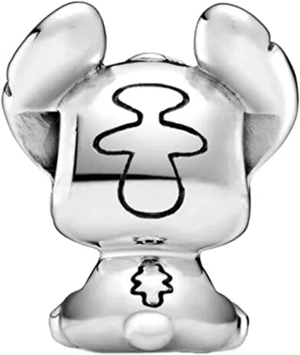 Miniatura 3 de EZ Tuxedo Dijes de dibujos animados de plata de ley 925, colección de joyas del arte de la animación para pulseras, Metal, Circonita cúbica